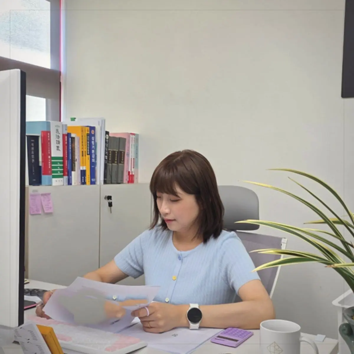 상속재산 분할협의를 안내하는 안윤정 법무사
