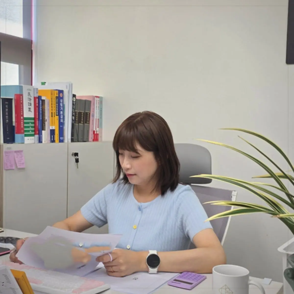 상속포기를 안내하는 안윤정 법무사